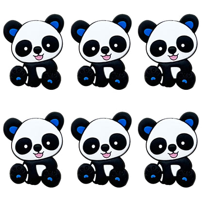 Panda Silicone Beads 26*25MM