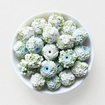 Fancy Pearl Floral Assorted Beads,Mix Flower Ball
