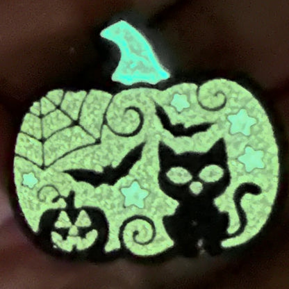 Halloween Pumpkin Focal - Glow In The Dark