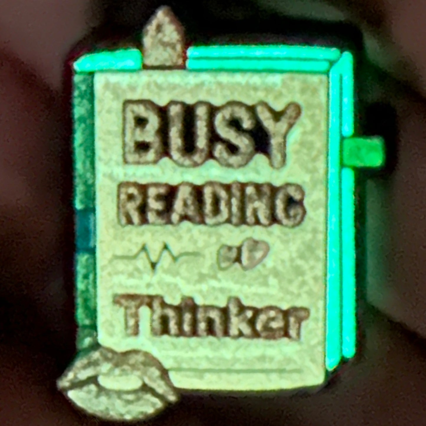 Busy Reading Thinker Focal - Glow In The Dark