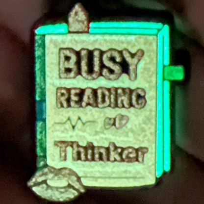 Busy Reading Thinker Focal - Glow In The Dark