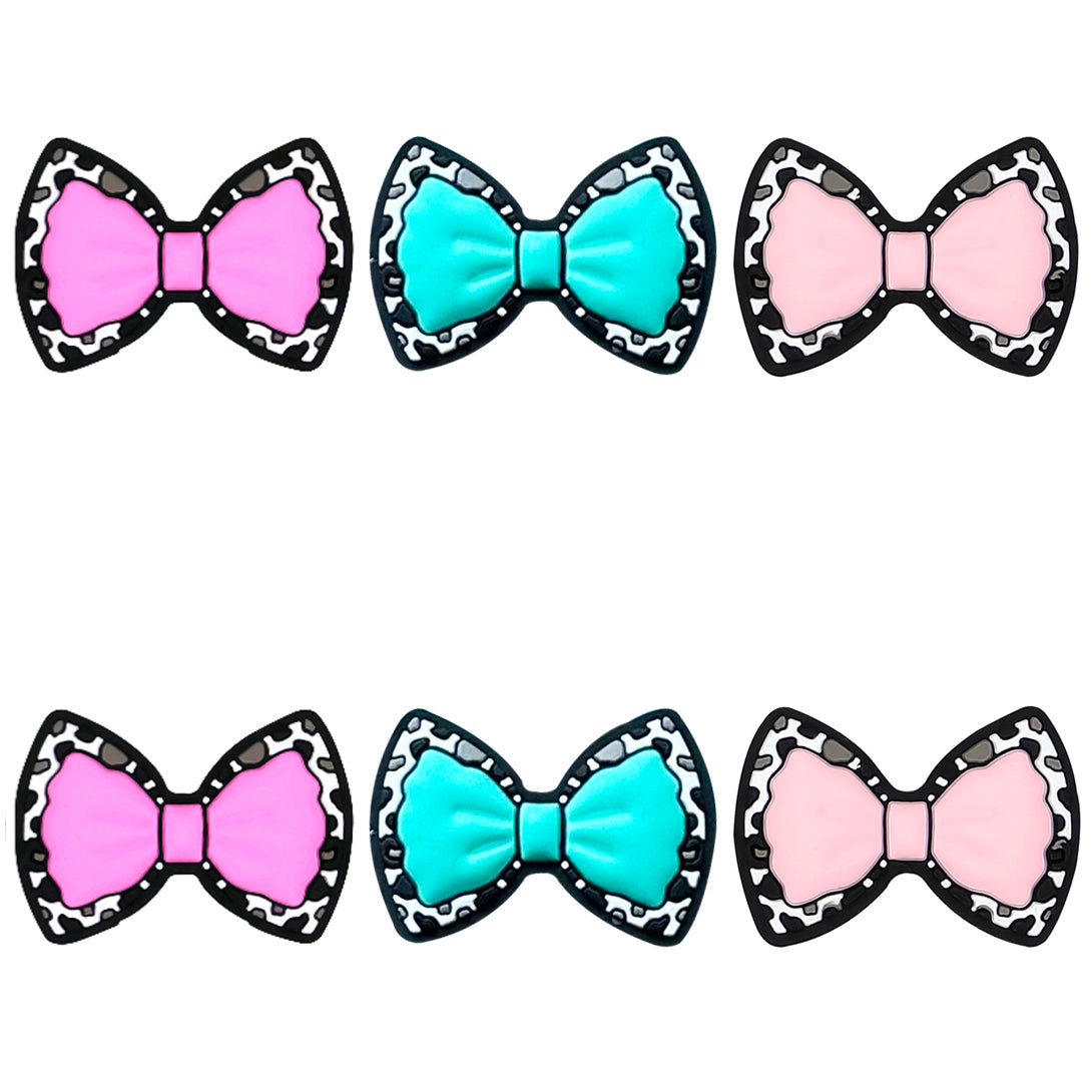 Cow Print Bow Focal