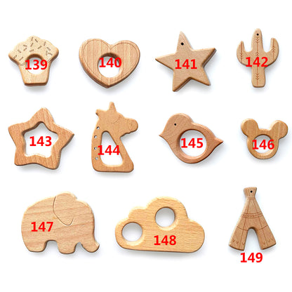 Unfinished Beech Wood Pendant