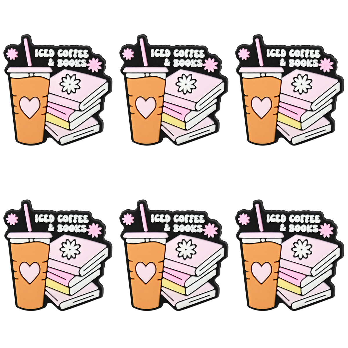 Iced Coffee and Books Focal