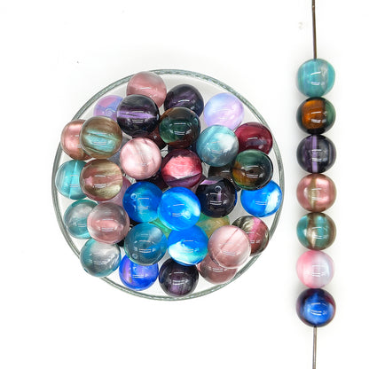Jelly Galaxy Acrylic Beads,20mm Resin Beads,Chunky Beads