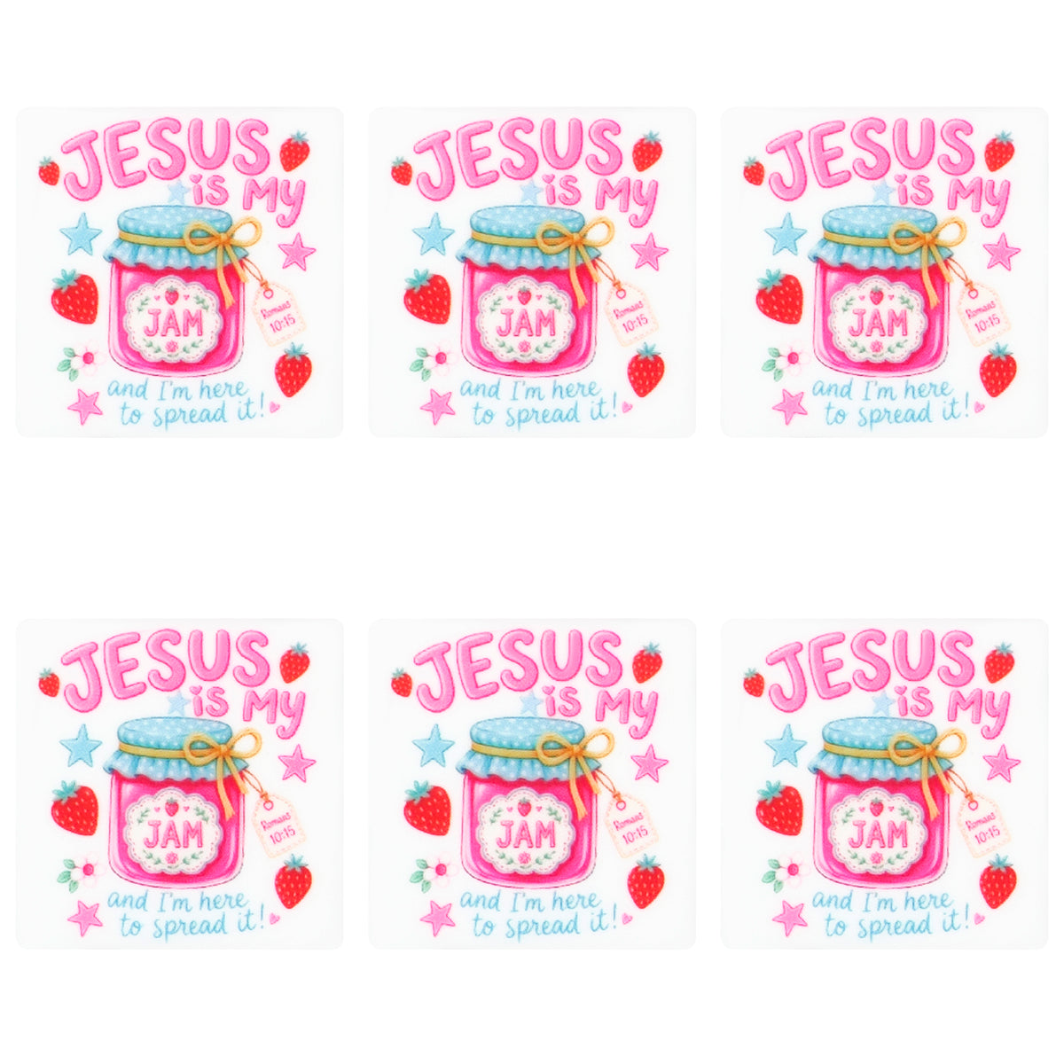 Jesus is My Jam Square Print Focal