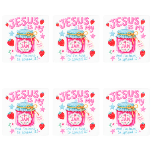 Jesus is My Jam Square Print Focal