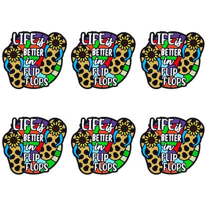 Life is Better in Flip Flops Focal