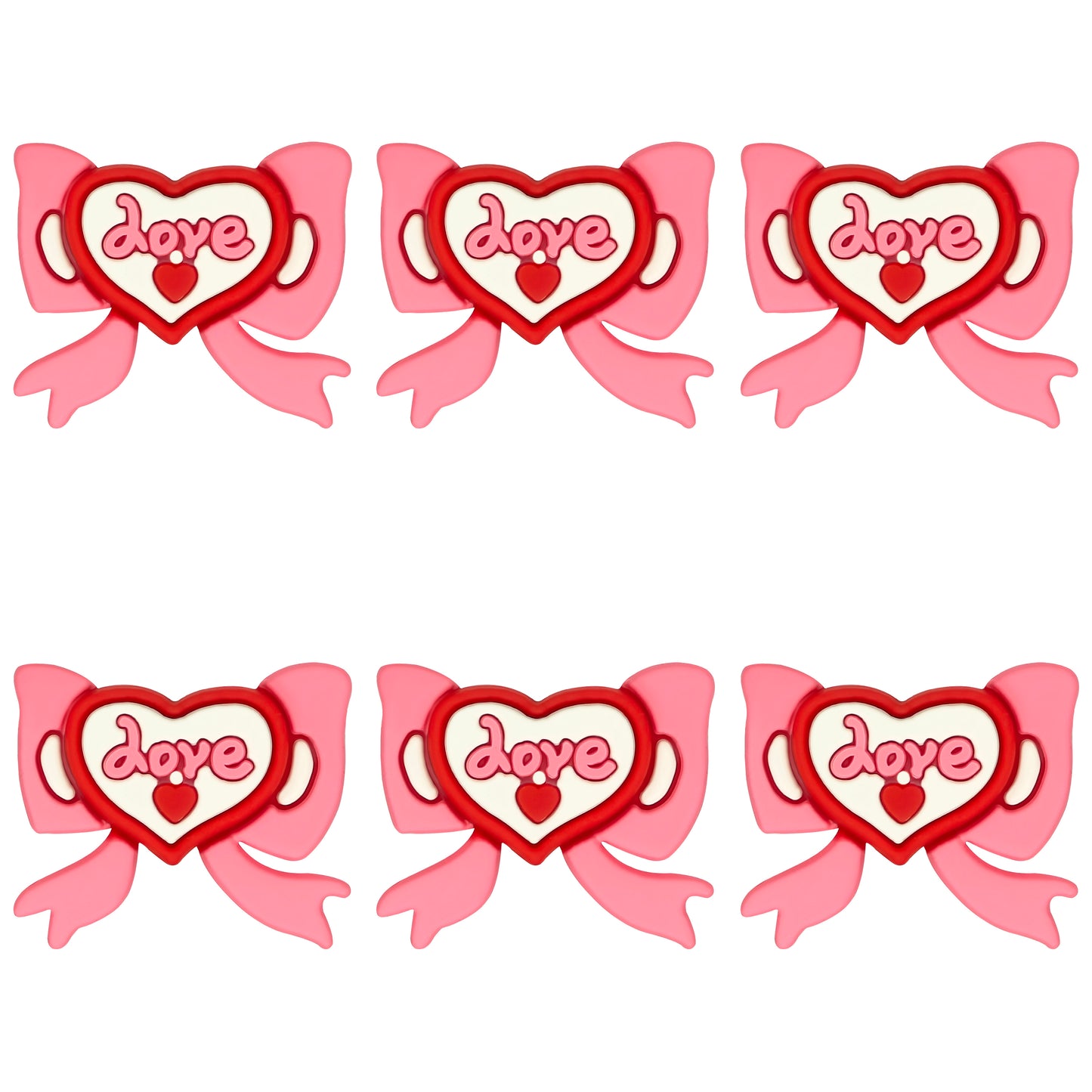 Love Heart Bow Focal