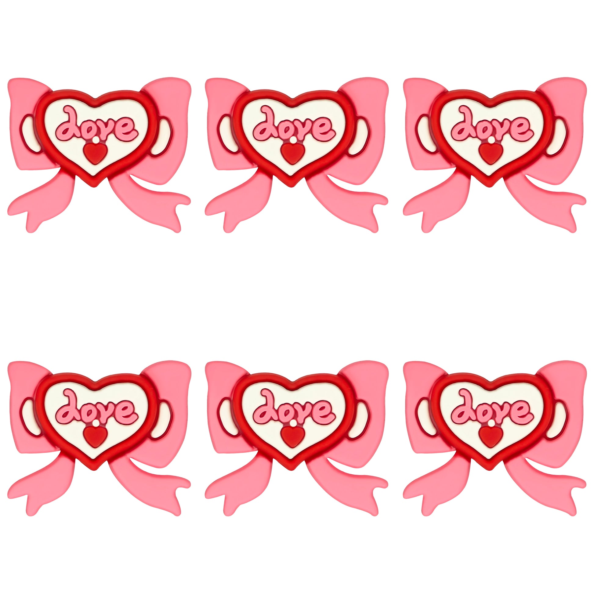 Love Heart Bow Focal