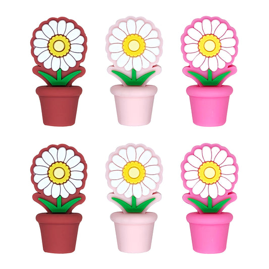 Mix 3D Daisy Potted Plant Focal