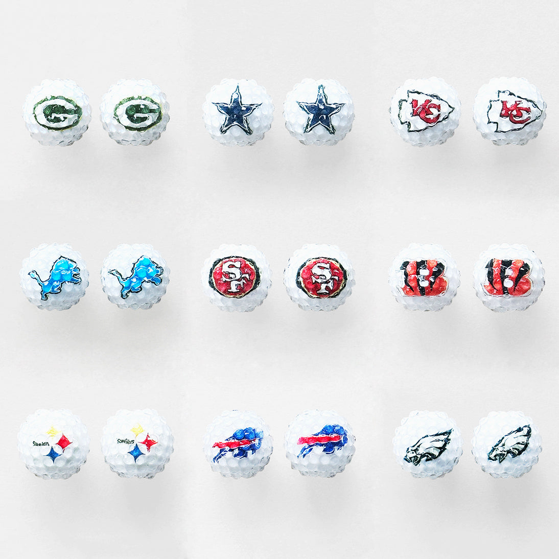 New 20mm Football Team Rhinestone Bubblegum Acrylic Beads