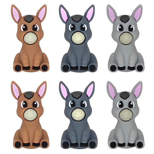 New 3D Donkey Assorted Color Focal