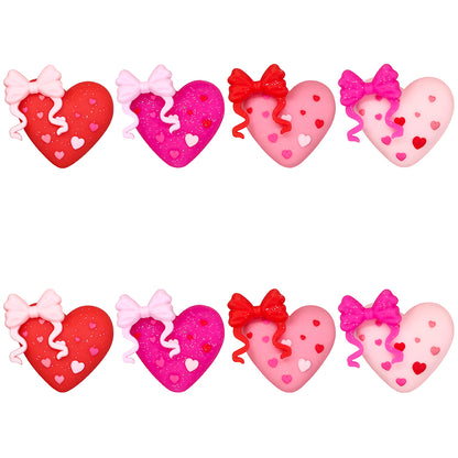 New 3D Heart Bow Focal