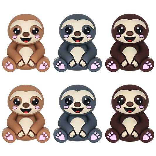New 3D Sloth Assorted Color Focal