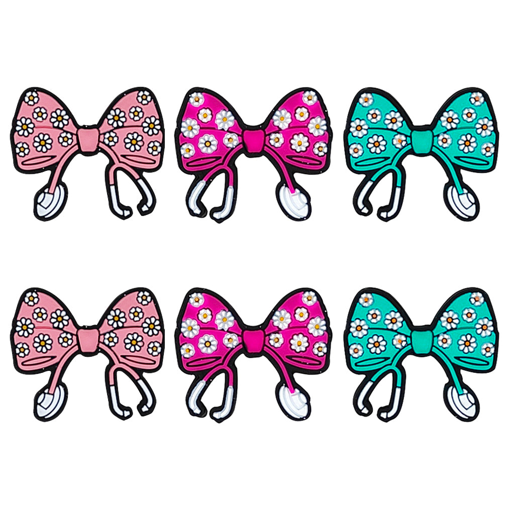 Nurse Stethoscope Bow Focal Bead