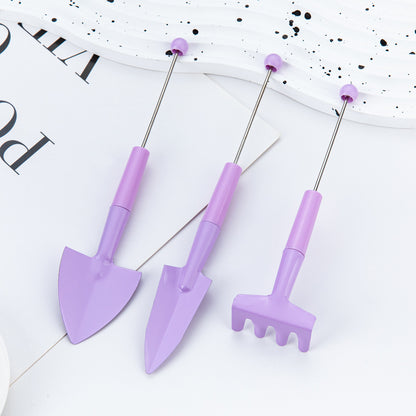 3Pcs/Set Beadable Garden Tools,Beadable Blanks