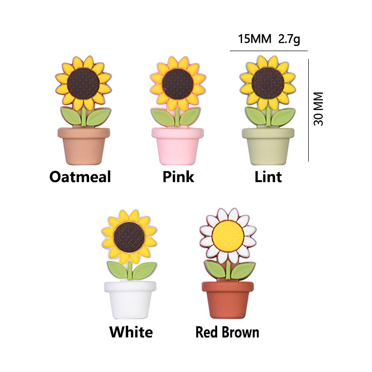 Sunflower Plant Pot Focal