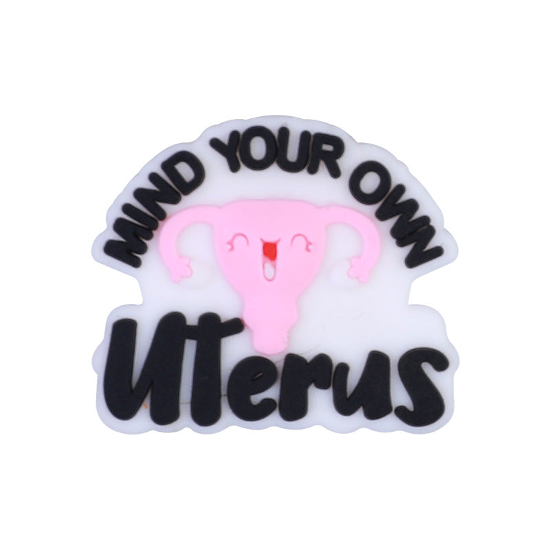Mind Your Own Uterus Focal Beads