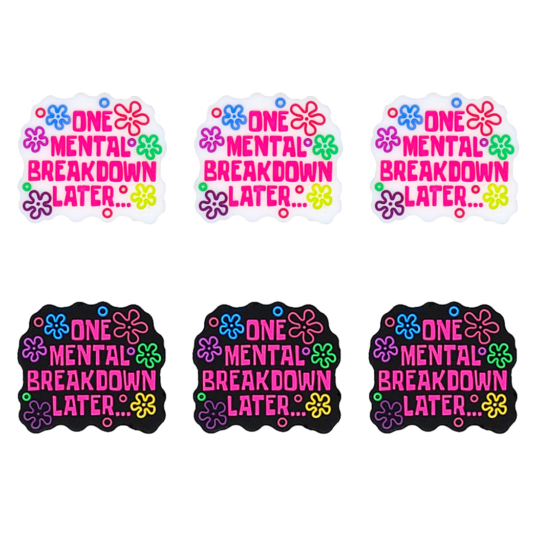 One Mental Breakdown Later Focal Beads