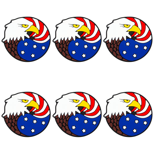 Patriotic American Flag Bald Eagle Focal