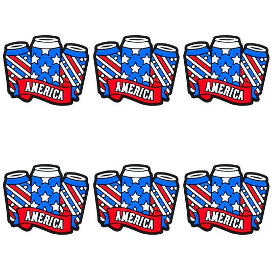 Patriotic Beer Can Focal