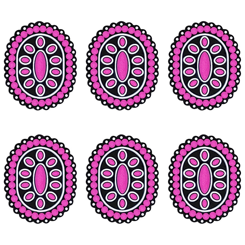 Pink Gemstone Western Focal