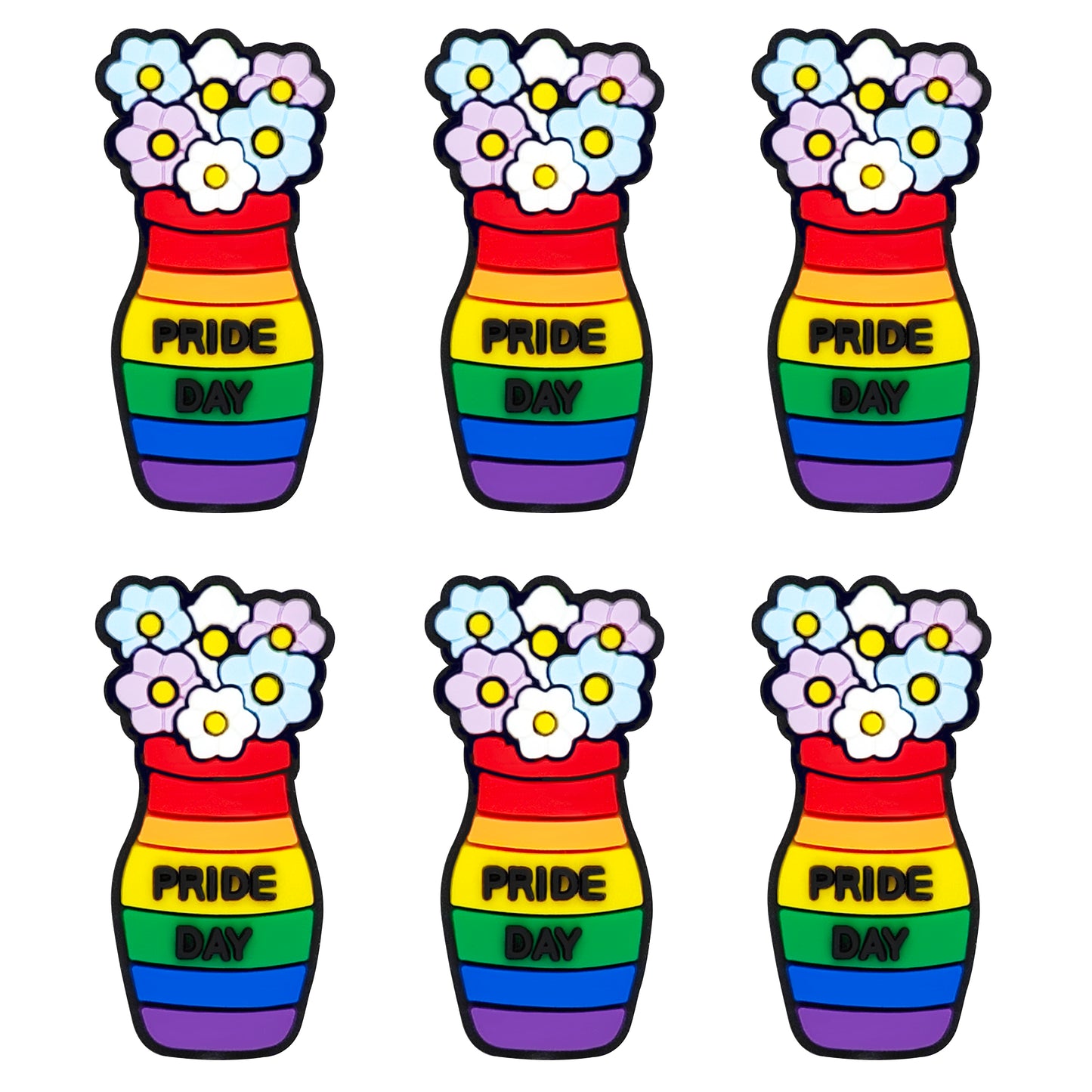 Pride Day Flower Vase Focal
