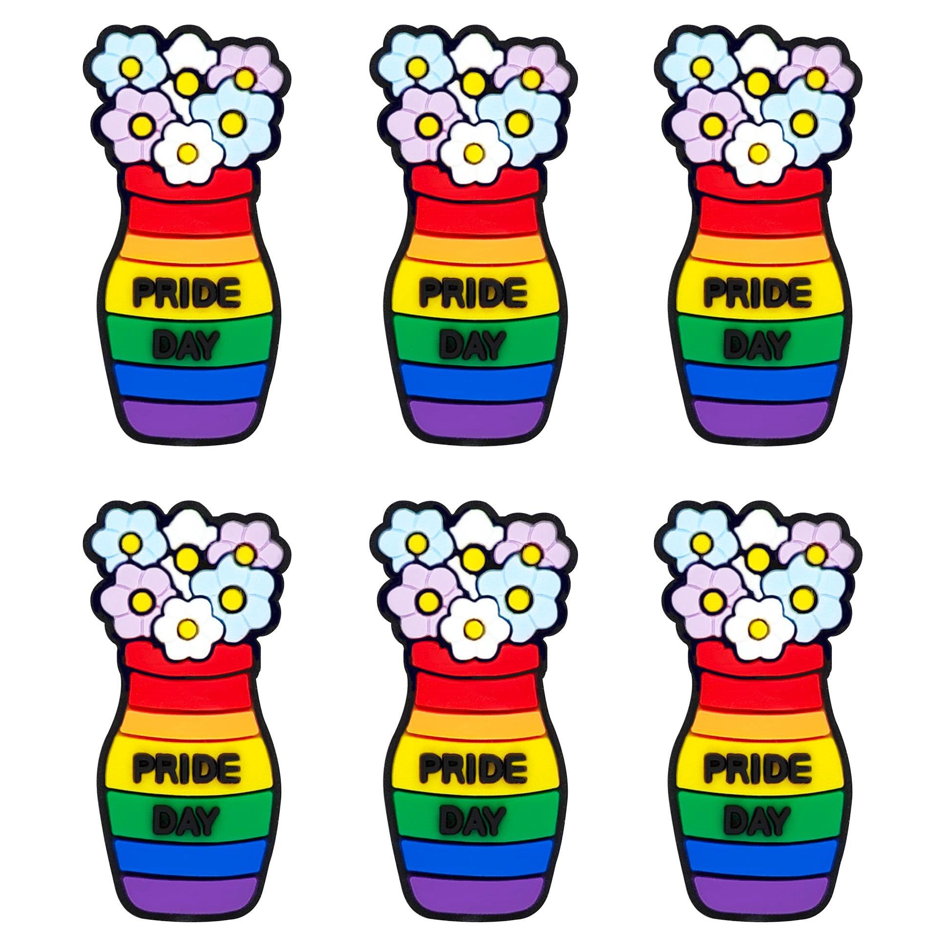 Pride Day Flower Vase Focal