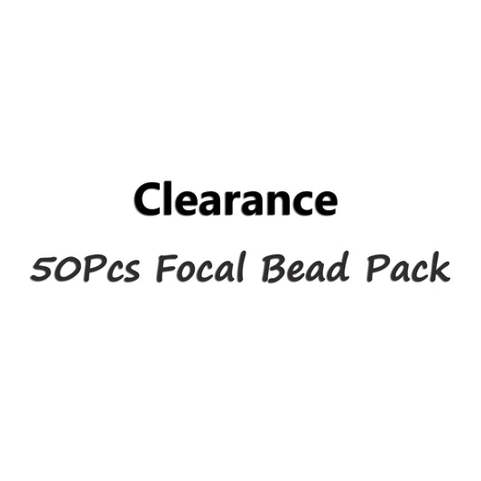 Clearance 50Pcs Focal Bead Pack