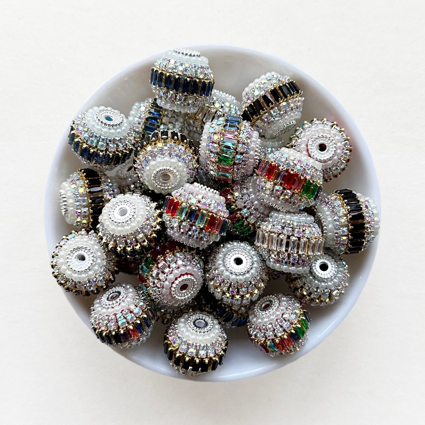 20mm Sparkle Fancy Rhinestone Ball Beads