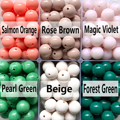 15mm Shiny Round Liquid Silicone Beads Wholesale