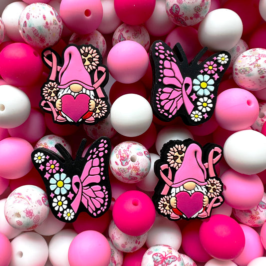 Breast Cancer Awareness Silicone Bead Mix