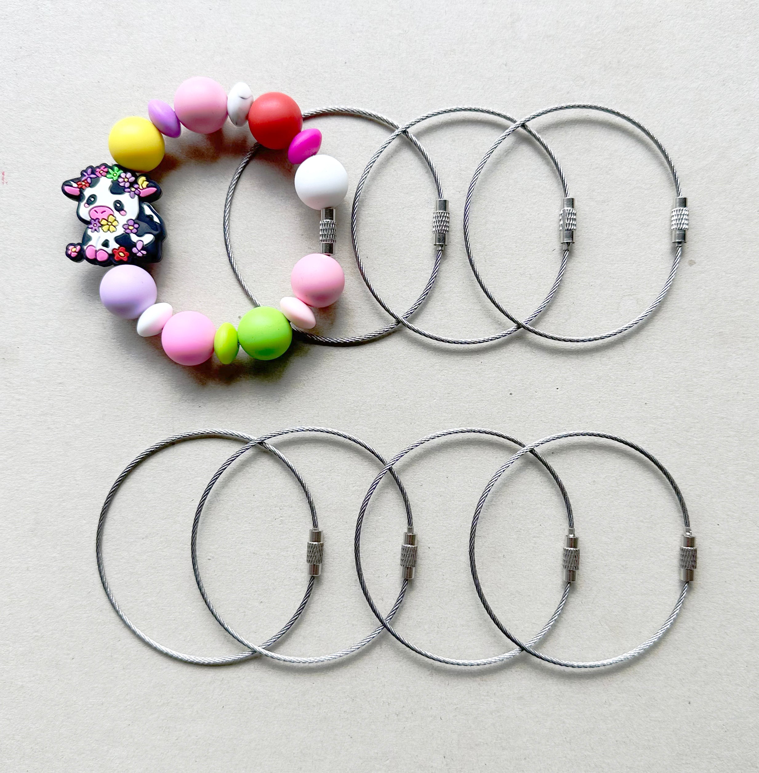 10Pcs/Lot Beadable Stainless Steel Wire Ring Blank – MrBiteBabyStore