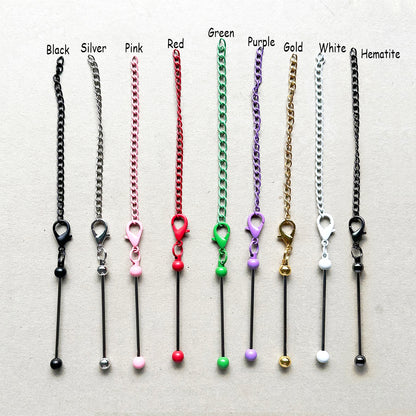 Beadable Pendant Charm Blank for Tumbler Cup Handle Accessories