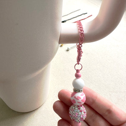 Beadable Pendant Charm Blank for Tumbler Cup Handle Accessories