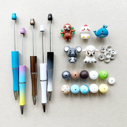 5Pcs DIY Beadable Pen Kit