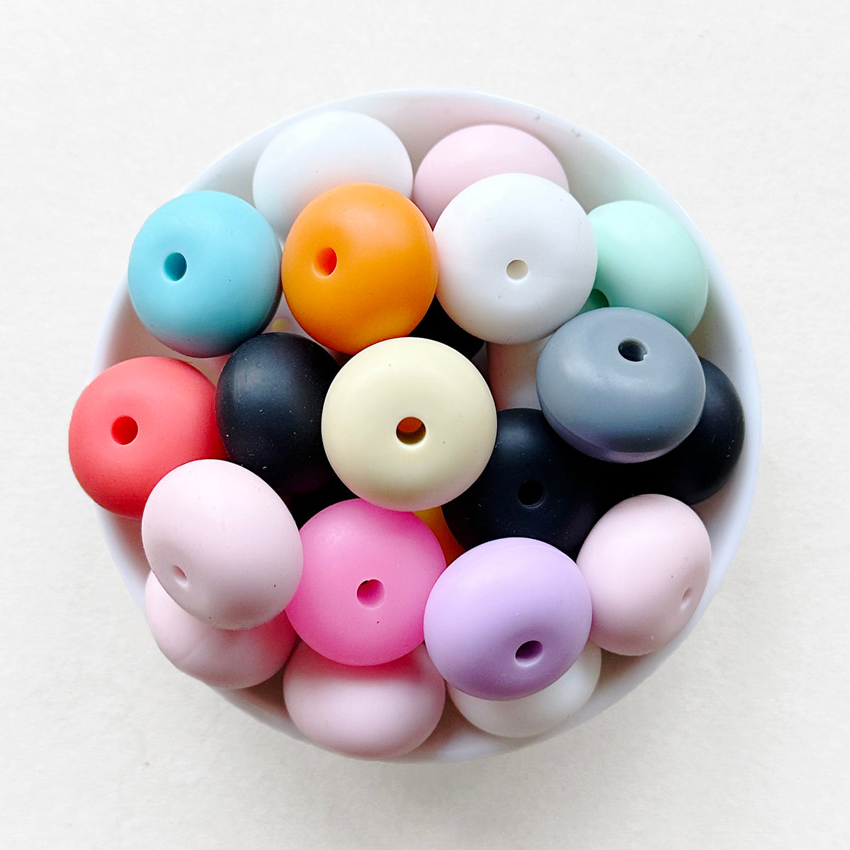 23*15mm Abacus Beads, Silicone Beads