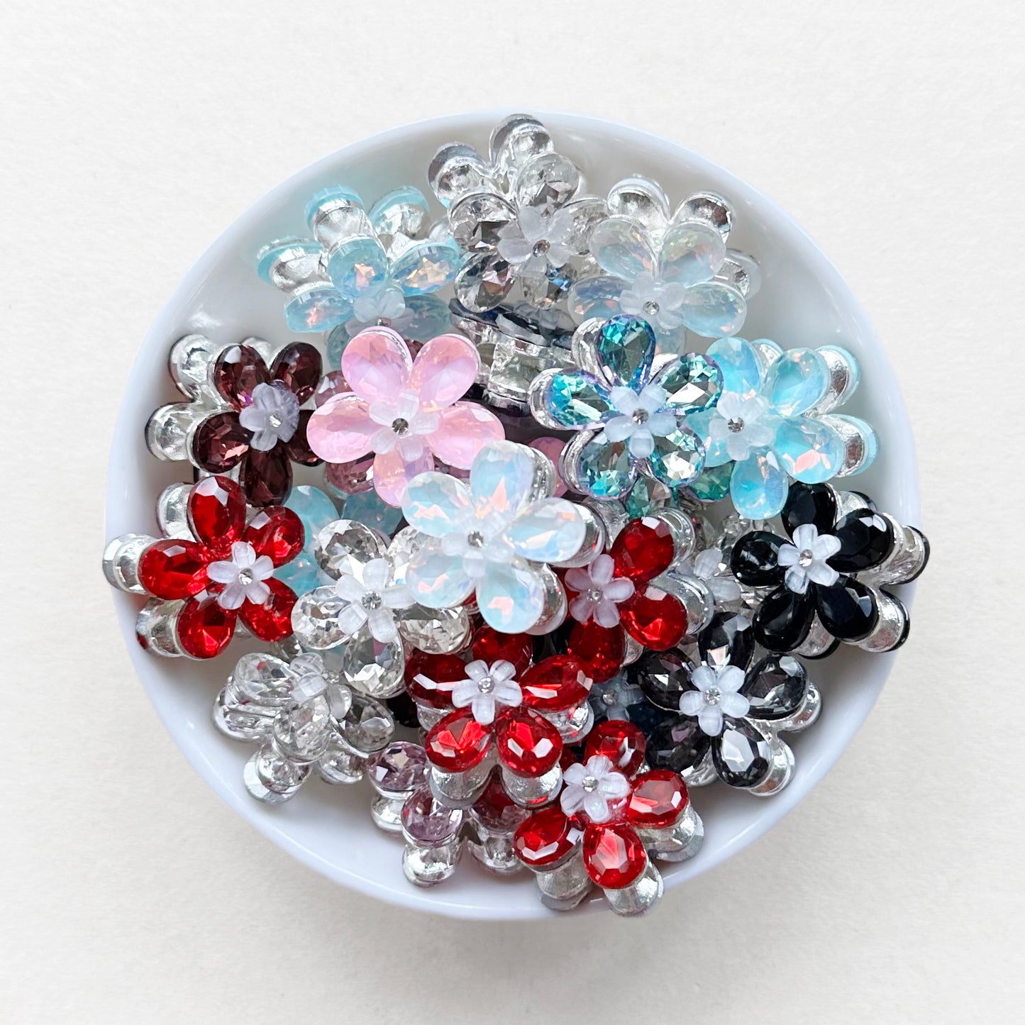 Fancy Rhinestone Flower Beads