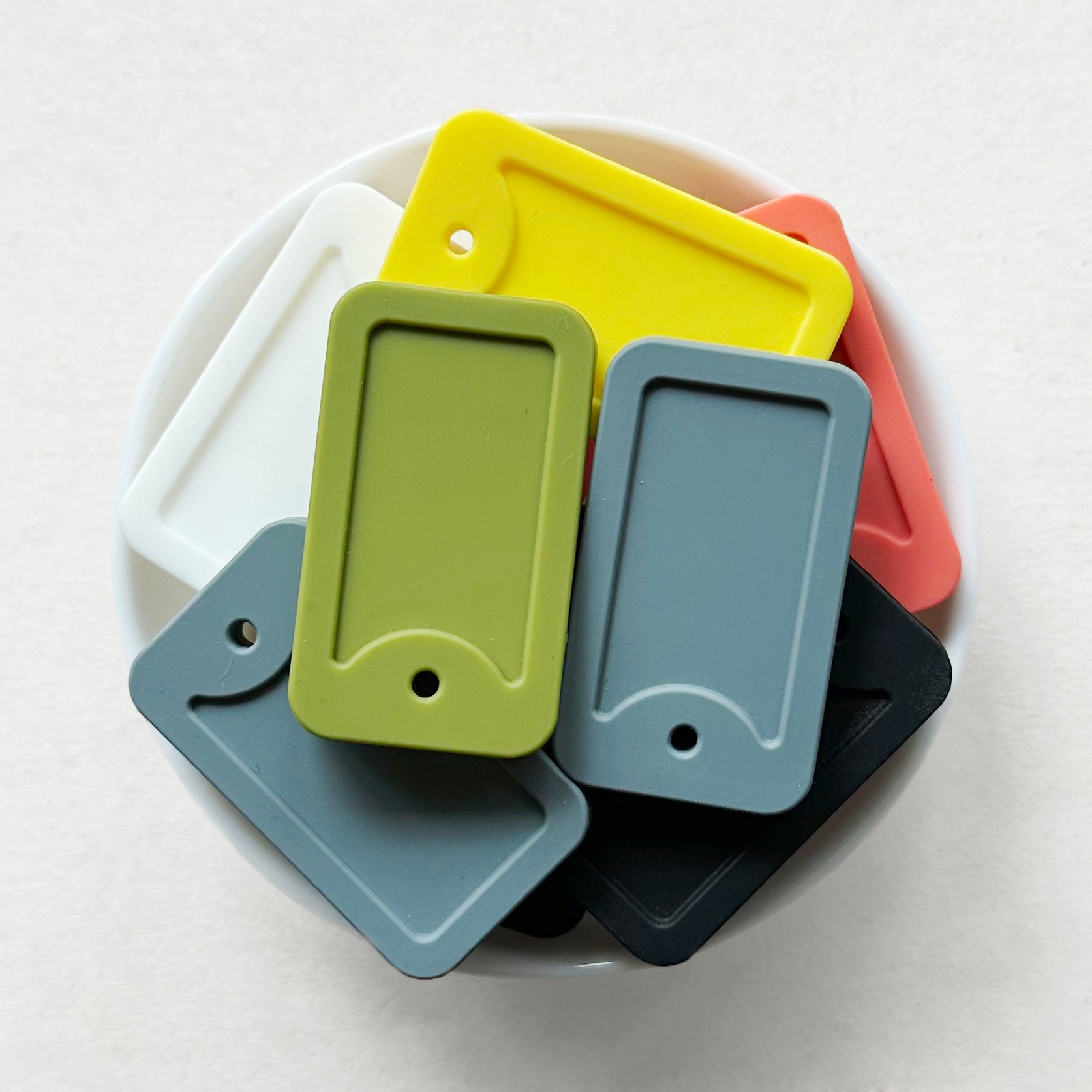 Mix Silicone Dog Tag Pendant