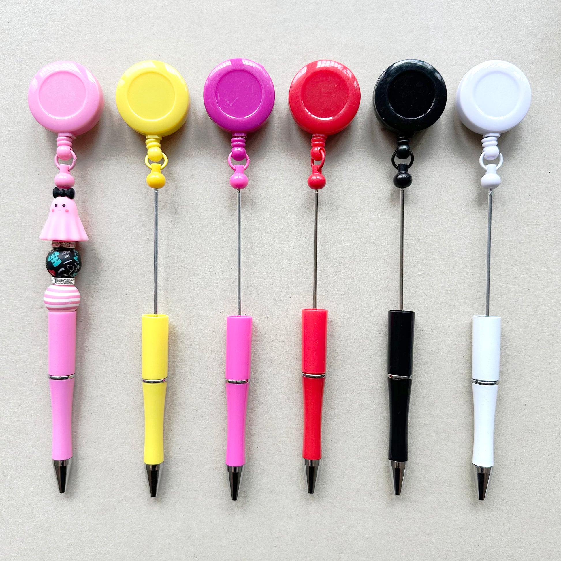 Retractable Reel Beadable Pen,Beadable Blank