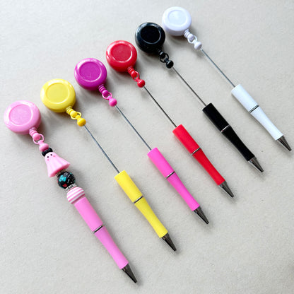 Retractable Reel Beadable Pen,Beadable Blank