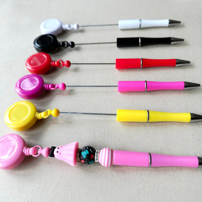 Retractable Reel Beadable Pen,Beadable Blank