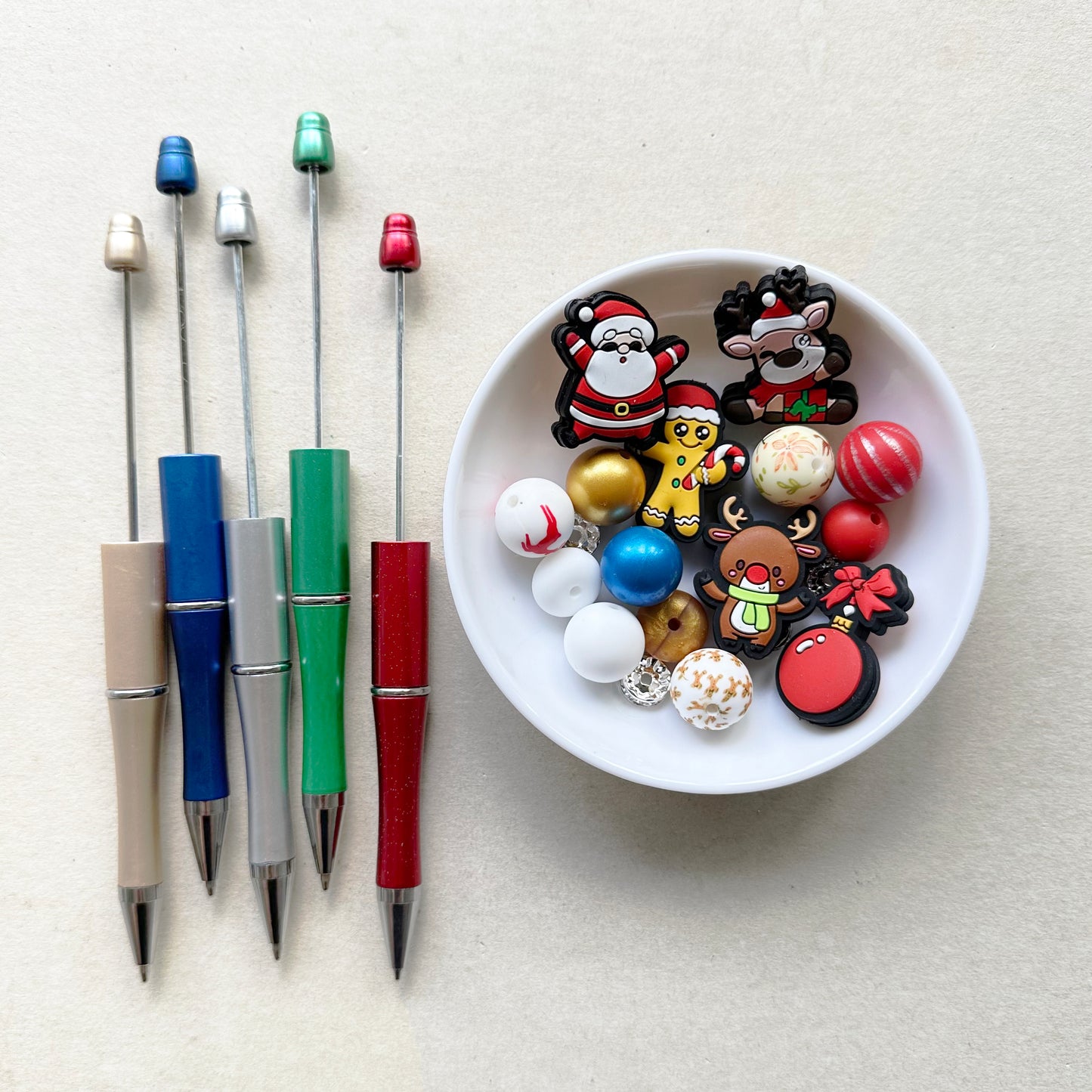 DIY Christmas Beadable Pens Kit