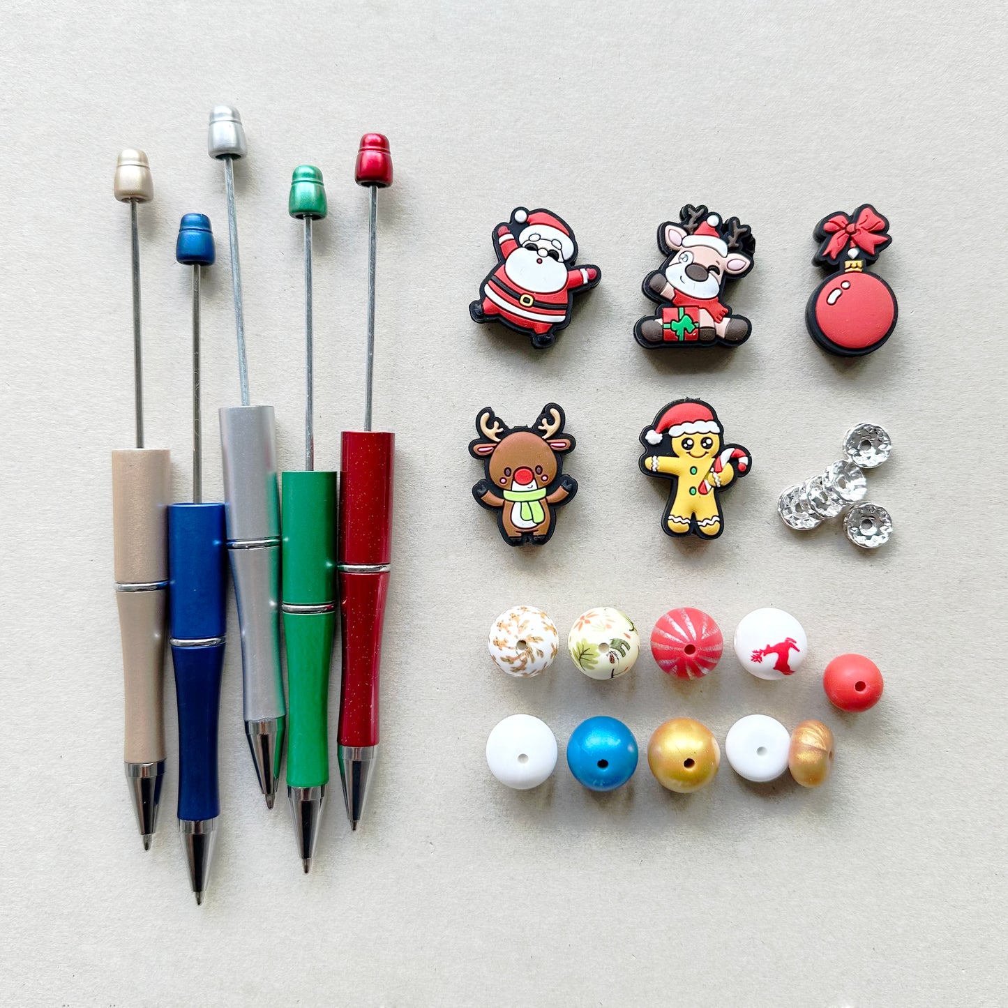 DIY Christmas Beadable Pens Kit