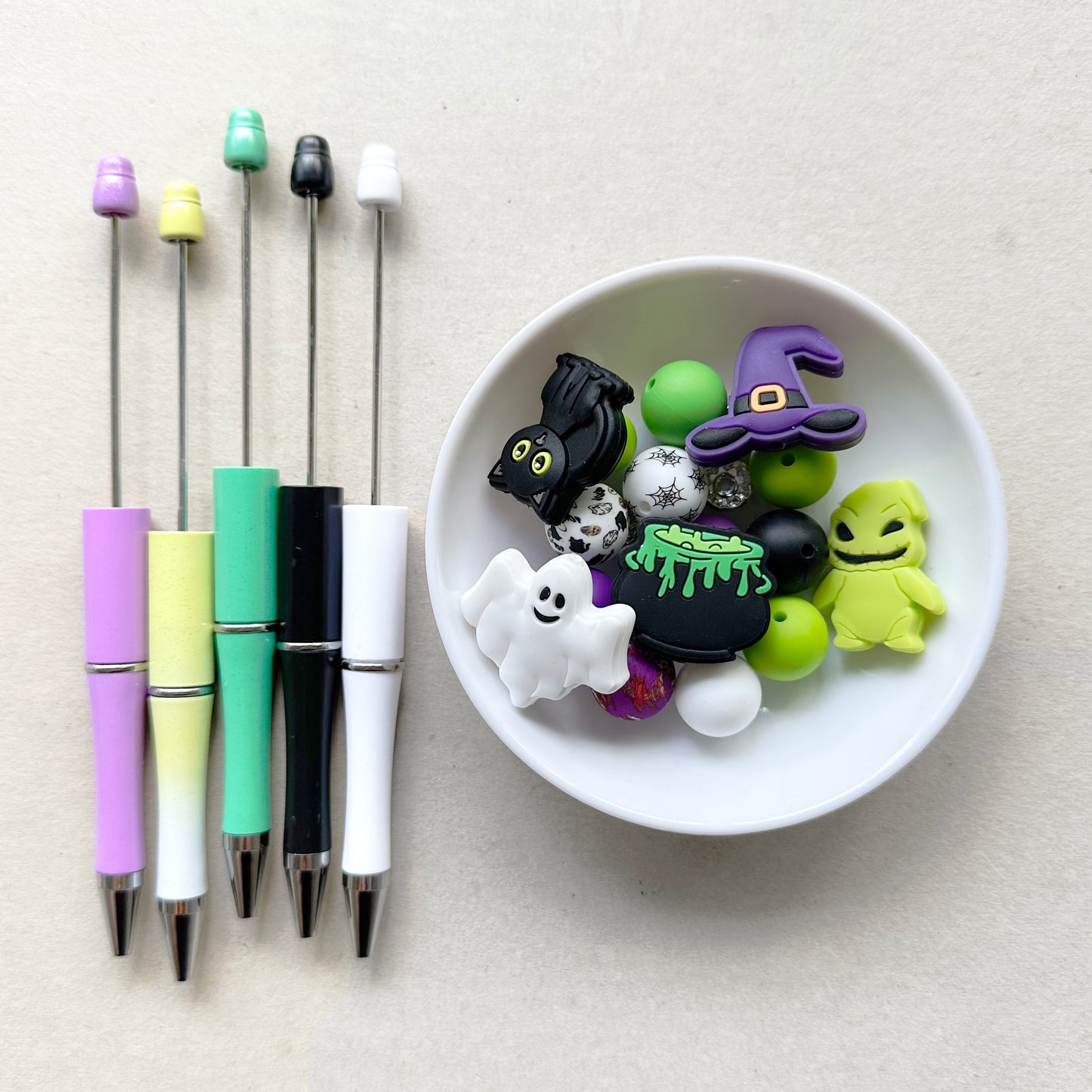 5 Set Assorted Beads DIY Halloween Pen Kit