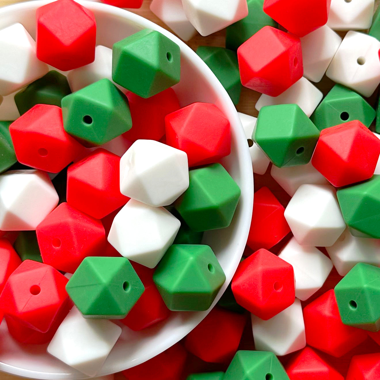 Assorted Christmas Silicone Beads