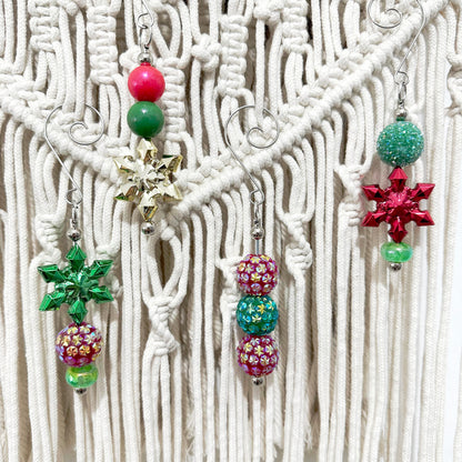 Beadable Blank Christmas Tree Hanger Hooks,Ornament Hooks