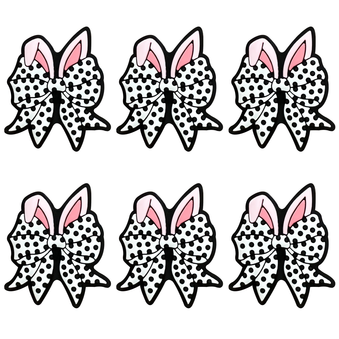 Rabbit Ears Bowknot Easter Focal