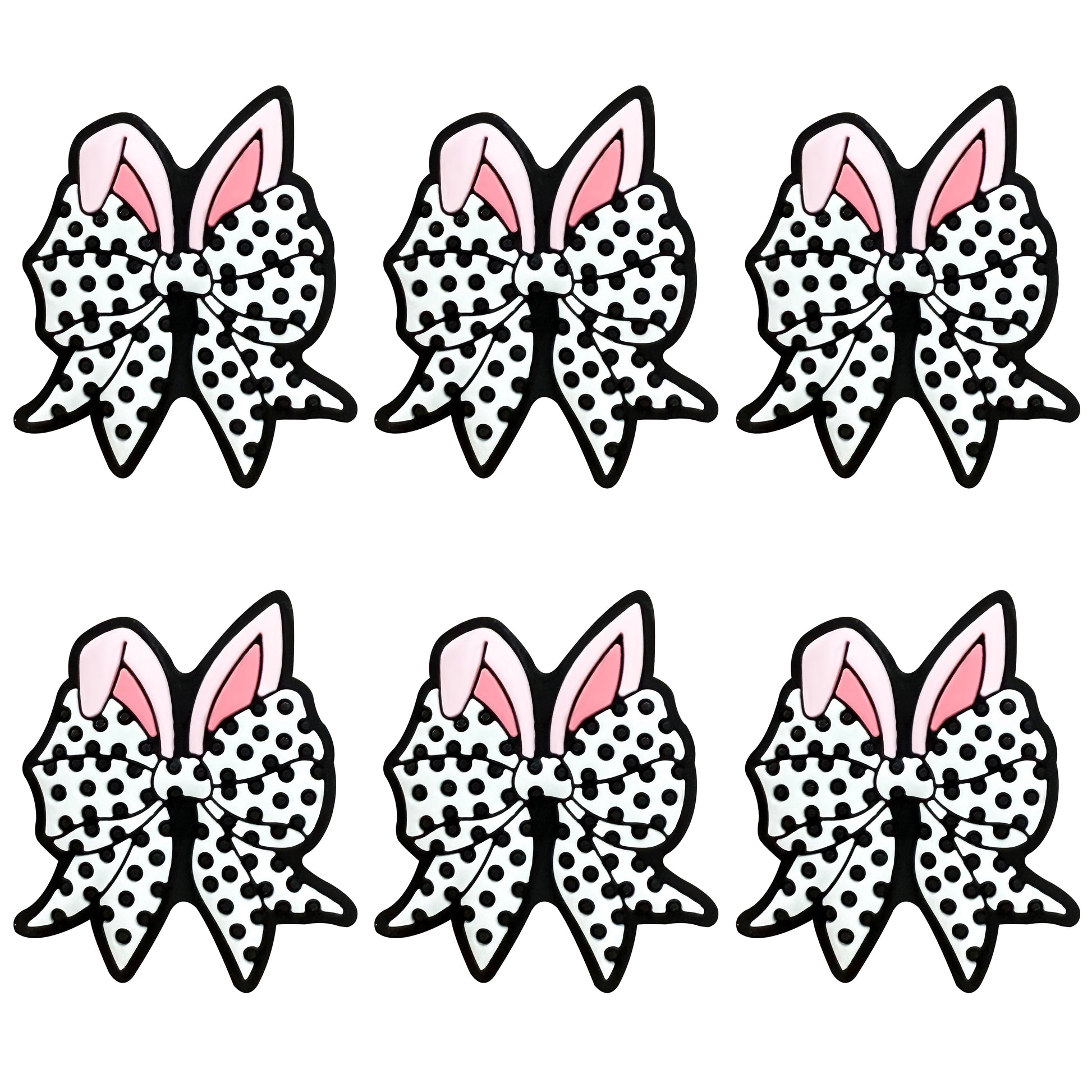 Rabbit Ears Bowknot Easter Focal